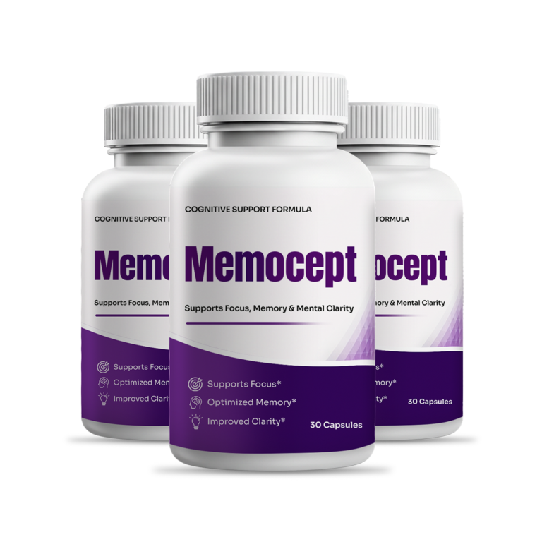 Memocept brain supplement bottles